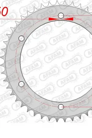 Voordeelprijs AFAM - REAR STEEL 48T, 428 - Sprockets - Compatibel met Kawasaki KMX 125