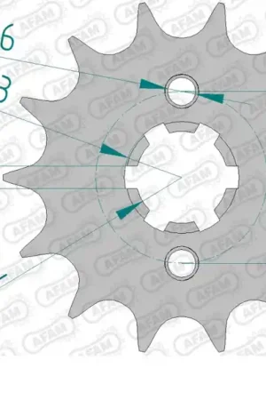 Must-Have AFAM - FRONT 16T, 428 - Sprockets - Compatibel met Kawasaki