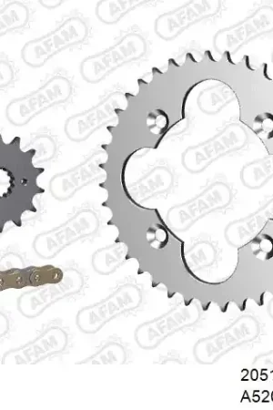 AFAM - 520XRR3 94 ARS (CLIP) GOLD & SPROCKETS - STEEL Koop Vandaag