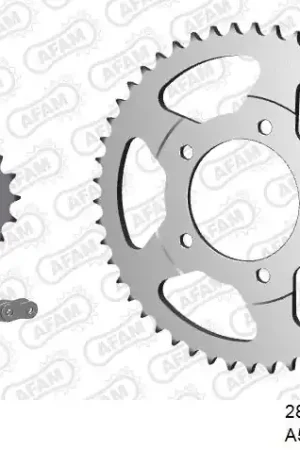 Exclusieve Aanbieding AFAM - 525XMR3 118 MRS (RIVET) & SPROCKETS - Chain Kits - Steel