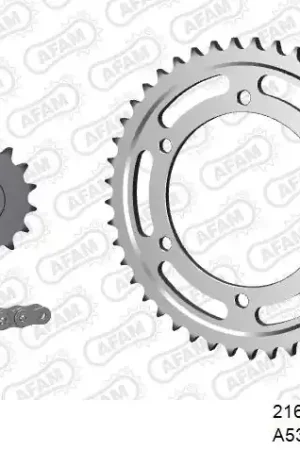 Authentiek AFAM - 530XMR3 108 MRS (RIVET) - Chain Kits - STEEL