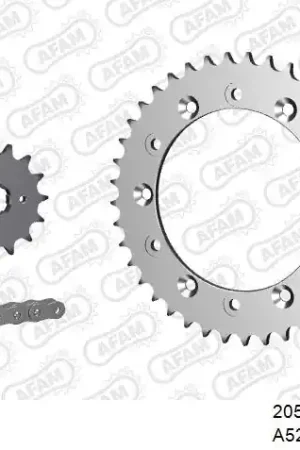 Merkproduct AFAM - 520XRR3 106 ARS (CLIP) GOLD & SPROCKETS - STEEL