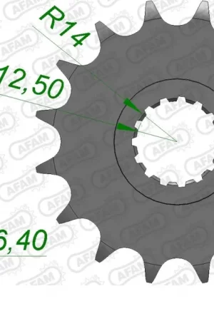 AFAM - FRONT 16T, 520 - Sprockets - Compatibel met Yamaha Beperkte Voorraad