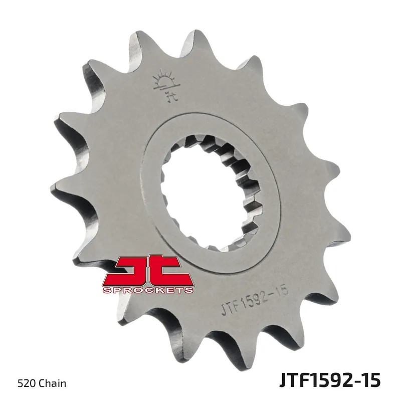 Bestel Nu JT SPROCKETS - FRONT STEEL 15T, 520 - Sprockets - Compatibel met Yamaha YFM en YFZ