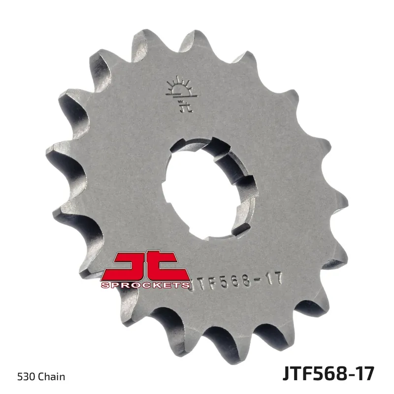 JT SPROCKETS - FRONT STEEL 17T, 530 - Sprockets - Geschikt voor Yamaha Xs 650 Nieuwe Collectie