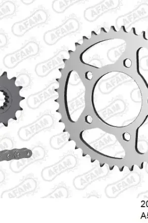 AFAM - 525XMR3 112 MRS (RIVET) & SPROCKETS - Chain Kits - STEEL Hoge Kwaliteit