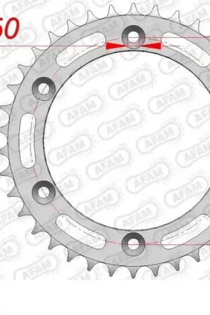 Rechtstreeks Van De Fabrikant AFAM - REAR STEEL 38T, 520 - Sprockets - Robuuste constructie