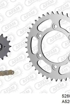 AFAM - 520XMR3 102 MRS (RIVET) & SPROCKETS - Chain Kits - STEEL Nieuwe Collectie