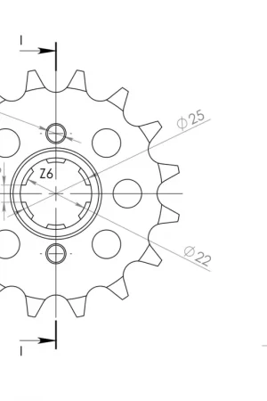 SUPERSPROX - FRONT 16T - Sprockets - Geschikt voor Honda modellen Hete Deal