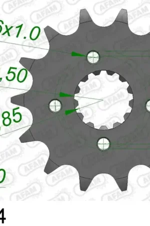 AFAM - FRONT 14T, 520 - Sprockets - Compatible with Honda XR 600 Dagaanbieding