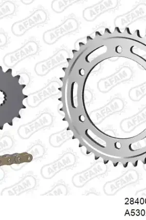 Weekendaanbieding AFAM - 530XSR2 104 MRS - Chain Kits - GOLD & SPROCKETS