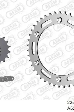 AFAM - 520XMR3 108 MRS (RIVET) - Chain Kits - STEEL Weekendaanbieding