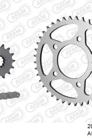 Dagaanbieding AFAM - 525XMR3 112 MRS (RIVET) & SPROCKETS - Chain Kits - STALEN
