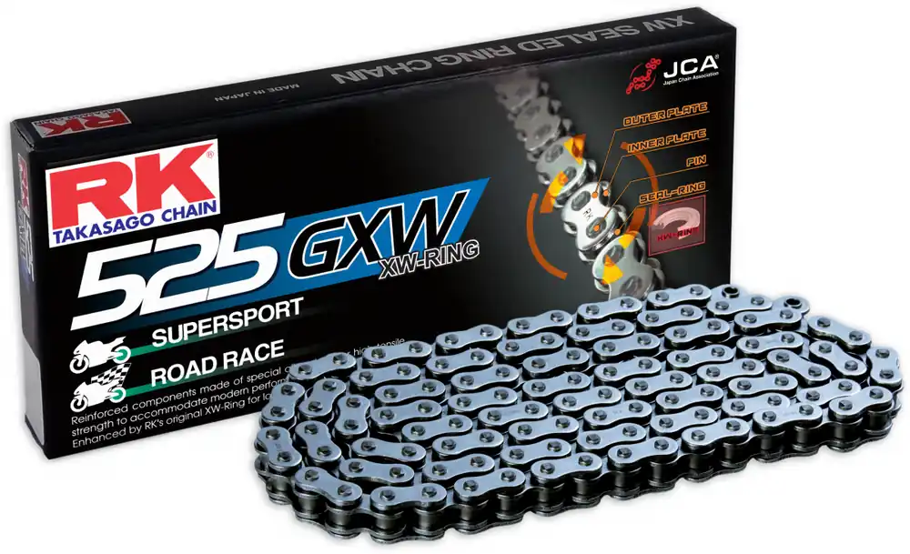 RK - 525ZXW - Chain Kits - 104 CLF RIVET & SPROCKETS Hete Deal