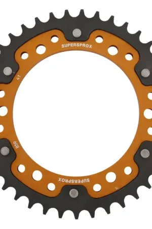 Laatste Versie SUPERSPROX - REAR STEALTH 41T - Sprockets - Goudkleurig, 530