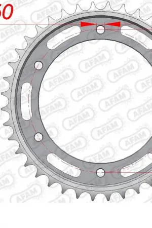 Gereduceerde Prijs AFAM - REAR STEEL 40T, 530 - Sprockets - Geschikt voor Honda