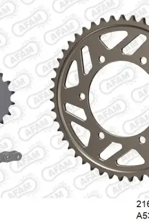 Koopje AFAM - 530XMR3 118 MRS (RIVET) & SPROCKETS - Chain Kits - ALU