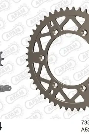 AFAM - 520XRR3 114 ARS (CLIP) GOLD & SPROCKETS - Chain Kits - ALU Direct Beschikbaar