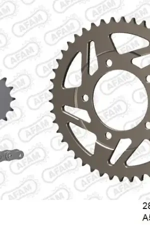 AFAM - 525XMR3 114 MRS (RIVET) & SPROCKETS - Chain Kits - ALU Beperkte Voorraad