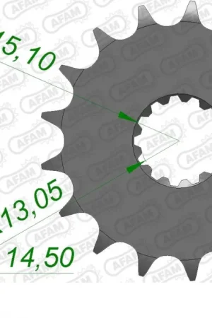 Op = Op AFAM - FRONT 18T, 530 - Sprockets - Compatibel met Honda Cbx 1000 b