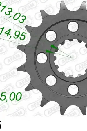Gratis Verzending AFAM - FRONT 15T, 525 - Sprockets - Compatibel met BMW