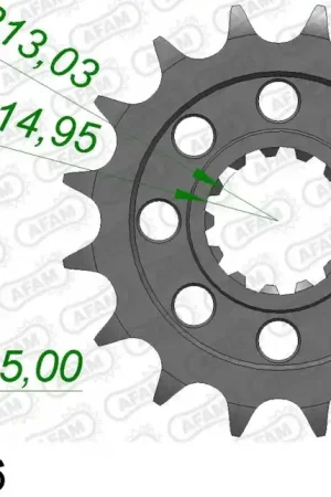 AFAM - FRONT 16T, 525 - Sprockets - Compatibel met BMW Uitverkoop