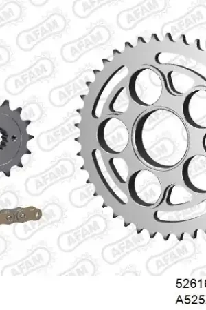 AFAM - 525XSR2 104 MRS - Chain Kits - Goud & Stalen Sprockets Shop Nu