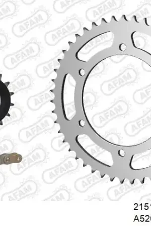 Luxe AFAM - 520XMR3 118 MRS - Chain Kits - STEEL