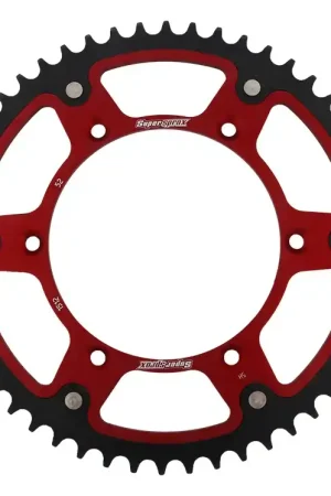Aanbieding SUPERSPROX - REAR STEALTH 52T - Sprockets - Rood