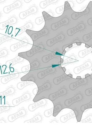 AFAM - FRONT 12T, 520 - Sprockets - Compatibel met Husqvarna Snelle Levering