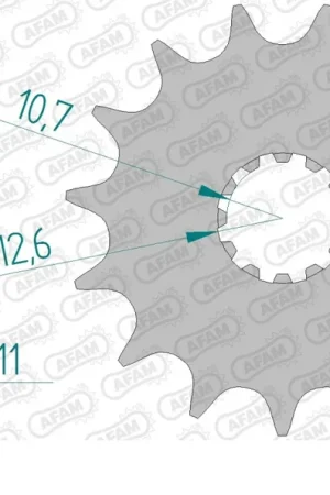 Flitsaanbieding AFAM - FRONT 16T, 520 - Sprockets - Compatibel met Husqvarna