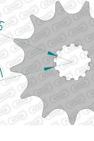 AFAM - FRONT 12T, 520 - Sprockets - Compatibel met Husqvarna Plaats Bestelling