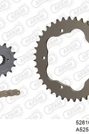 Weekendaanbieding AFAM - 525XSR2 104 MRS - Chain Kits - Gold & Sprockets