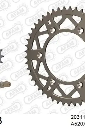 AFAM - 520XRR3 116 ARS (CLIP) GOLD & SPROCKETS - Chain Kits - ALU Must-Have
