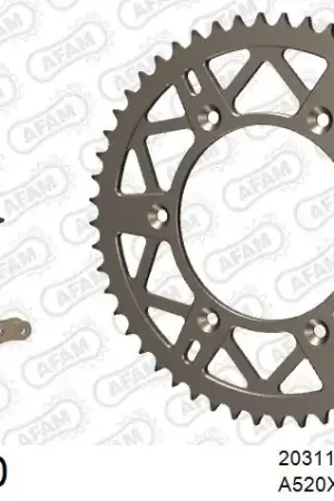 Lage Prijs AFAM - 520XRR3 116 ARS (CLIP) GOLD & SPROCKETS - Chain Kits - ALU