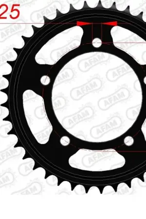 Exclusief AFAM - REAR STEEL 42T, 525 - Sprockets - Staal