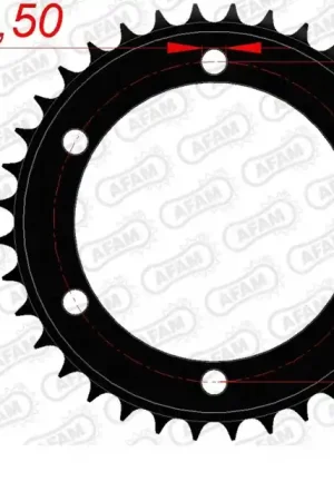 AFAM - REAR STEEL 36T, 520 - Sprockets - Stevig Staal Nieuw Model