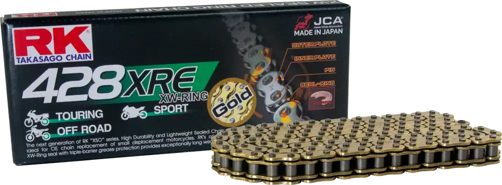 Op = Op RK - GB428XRE - Chains - GOLD, SUPER REINFORCED