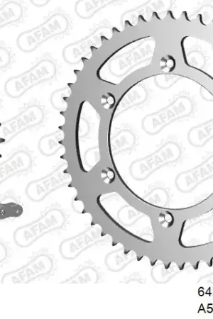AFAM - 520XRR3 114 ARS (CLIP) GOLD & SPROCKETS - Chain Kits - STEEL Beperkte Voorraad