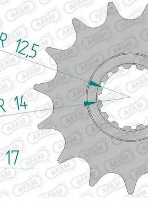 Exclusieve Aanbieding AFAM - FRONT 16T, 525 - Sprockets - Geschikt voor diverse voertuigen