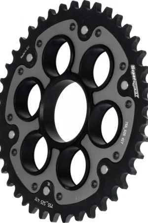 Laatste Versie SUPERSPROX - REAR DUCATI EDGE 41T - Sprockets - Silver 525
