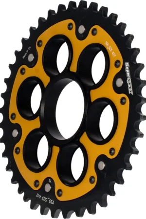 SUPERSPROX - REAR DUCATI EDGE 42T, GOLD, 525 - Sprockets - Geschikt voor diverse toepassingen Geld-Terug-Garantie