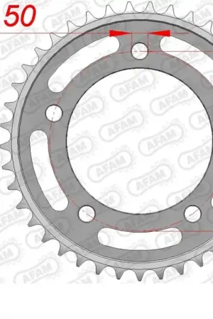 Aanbieding AFAM - REAR STEEL 43T, 520 - Sprockets - Kwaliteit en Betrouwbaarheid