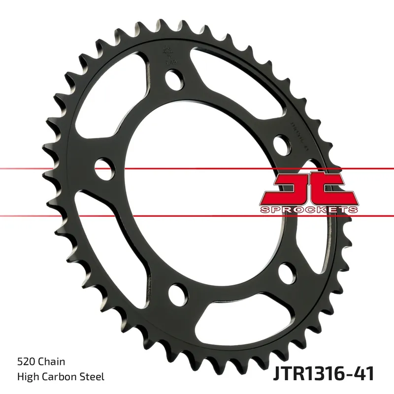 Nu Kopen JT Sprockets - REAR STEEL 41T, 520 - Sprockets - Staalconstructie
