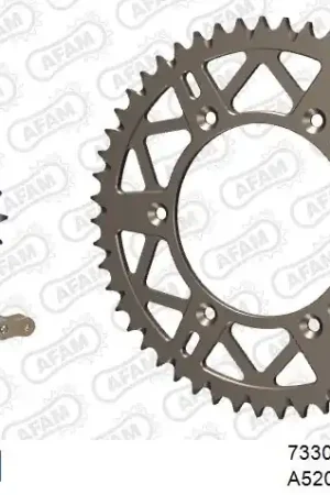 AFAM - 520XRR3 116 ARS (CLIP) GOLD & SPROCKETS - Chain Kits - ALU Budget