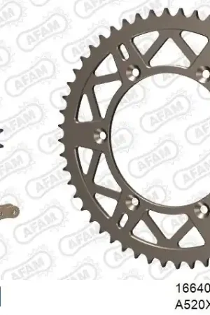 AFAM - 520XRR3 108 ARS (CLIP) GOLD & SPROCKETS - ALU Gratis Verzending