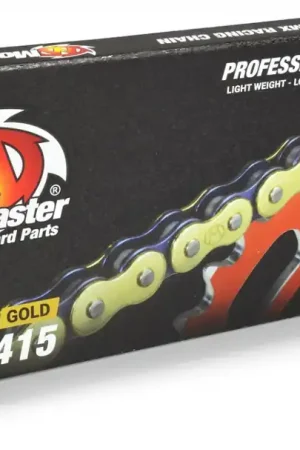 MOTO MASTER - 415 GP GOLD 134L - Chains - WITH CLIP Gecertificeerd