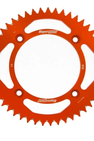 SUPERSPROX - REAR ALU 49T - Sprockets - Oranje 428 Betrouwbaar