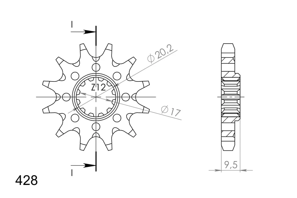 Nieuw Model SUPERSPROX - FRONT 14T - Sprockets - Geschikt voor diverse voertuigen