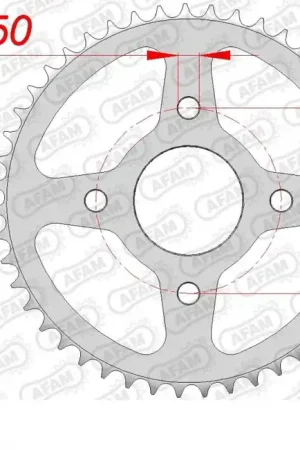 Must-Have AFAM - REAR STEEL 47T, 420 - Sprockets - Staalconstructie